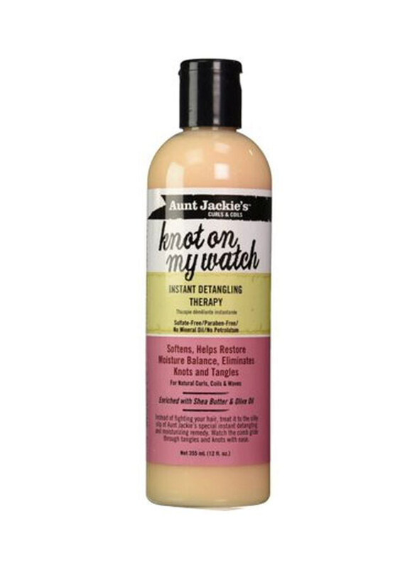 Aunt Jackie's Knot On My Watch Instant Detangling Therapy for All Hair Types, 355ml
Aunt Jackie's Knot On My Watch Instant Detangling Therapy for All Hair Types, 355ml