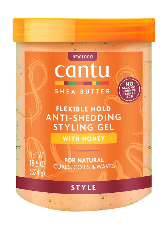Cantu Shea Butter with Honey Flexible Hold Anti-Shedding Styling Gel for All Hair Types, 524gm
Cantu Shea Butter with Honey Flexible Hold Anti-Shedding Styling Gel for All Hair Types, 524gm