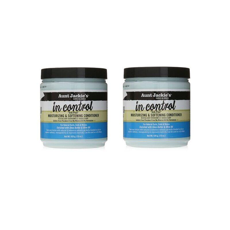 Aunt Jackie's In Control Anti-Poof Moisturizing & Softening Conditioner, 2 Pieces, 15 Oz
Aunt Jackie's In Control Anti-Poof Moisturizing & Softening Conditioner, 2 Pieces, 15 Oz