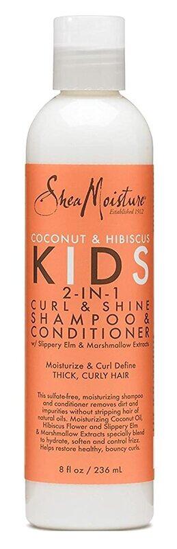 Shea Moisture Coconut & Hibiscus Kids 2-In-1 Curl & Shine Shampoo & Conditioner, 2 Pieces x 236ml
Shea Moisture Coconut & Hibiscus Kids 2-In-1 Curl & Shine Shampoo & Conditioner, 2 Pieces x 236ml