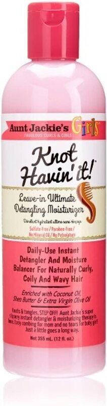 Aunt Jackie's Girls Knot Havin' It! Leave-in Ultimate Detangling Moisturizer for Thick & Curly Hair, 4 x 12oz
Aunt Jackie's Girls Knot Havin' It! Leave-in Ultimate Detangling Moisturizer for Thick & Curly Hair, 4 x 12oz