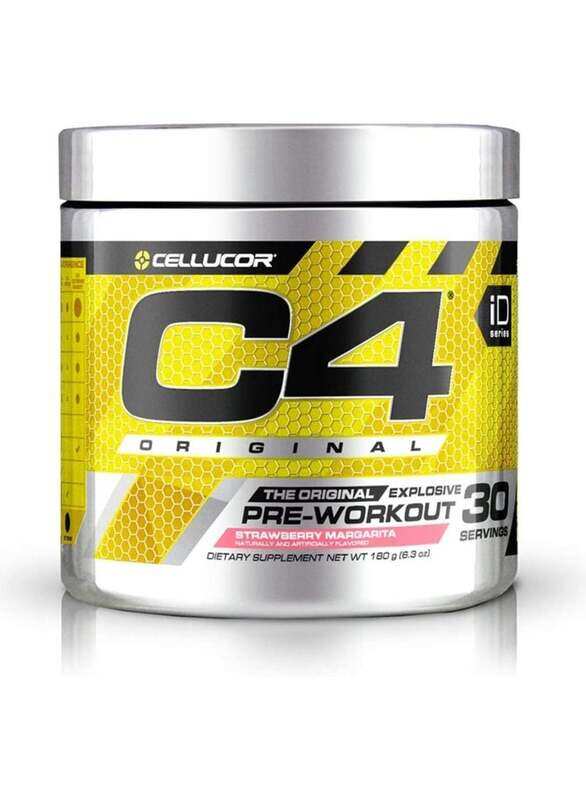 Cellucor C4 Original Explosive Pre Workout Powder, 30 Servings, Strawberry Margherita
Cellucor C4 Original Explosive Pre Workout Powder, 30 Servings, Strawberry Margherita