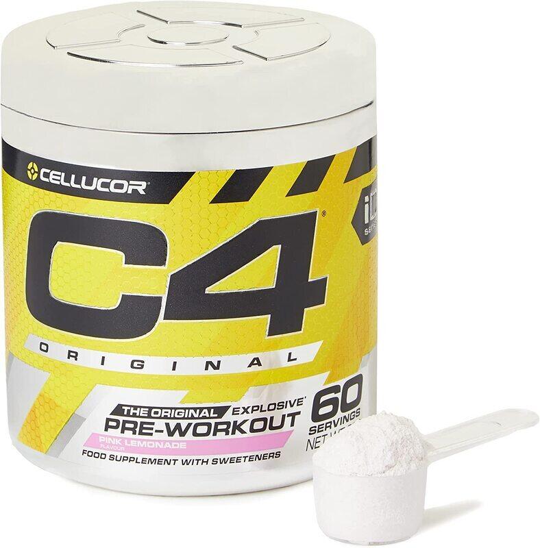 Cellucor C4 The Original Explosive Pre-Workout Powder, 60 Servings, Pink Lemonade
Cellucor C4 The Original Explosive Pre-Workout Powder, 60 Servings, Pink Lemonade