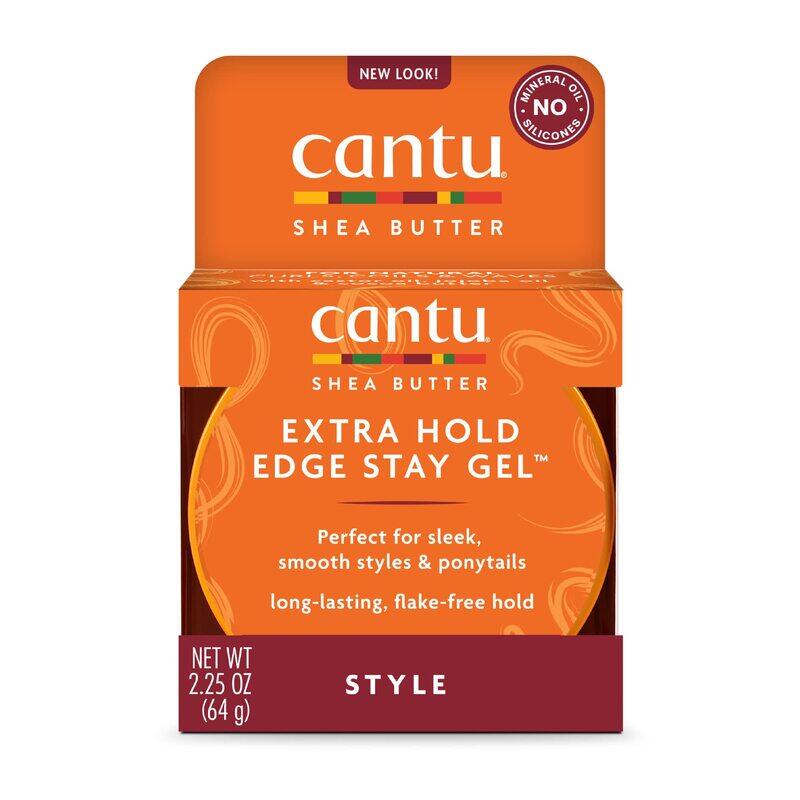 Cantu Shea Butter for Natural Hair Extra Hold Edge Stay Gel for All Hair Types, 64g
Cantu Shea Butter for Natural Hair Extra Hold Edge Stay Gel for All Hair Types, 64g