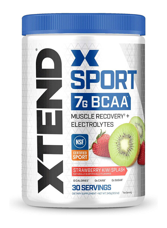 Scivation Xtend Sports BCAA Powder for Recovery & Hydration with Amino Acids, 30 Servings, Strawberry Kiwi Splash
Scivation Xtend Sports BCAA Powder for Recovery & Hydration with Amino Acids, 30 Servings, Strawberry Kiwi Splash