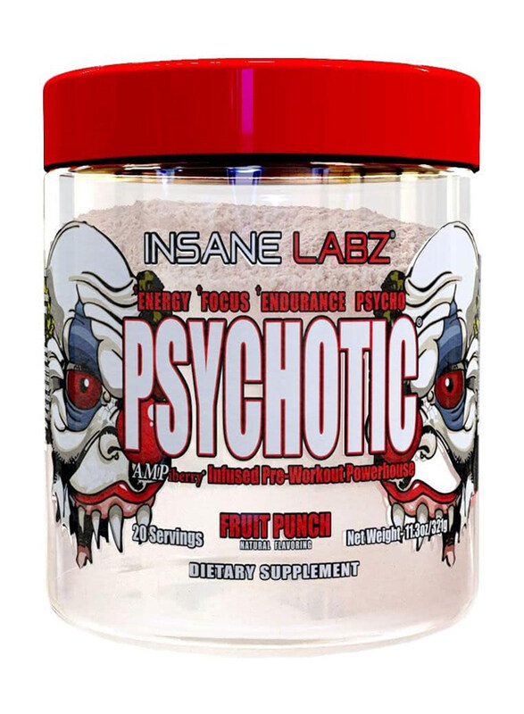 Insane Labz Psychotic Clear Fully Disclosed Pre Workout Powder, 321gm, Fruit Punch
Insane Labz Psychotic Clear Fully Disclosed Pre Workout Powder, 321gm, Fruit Punch
