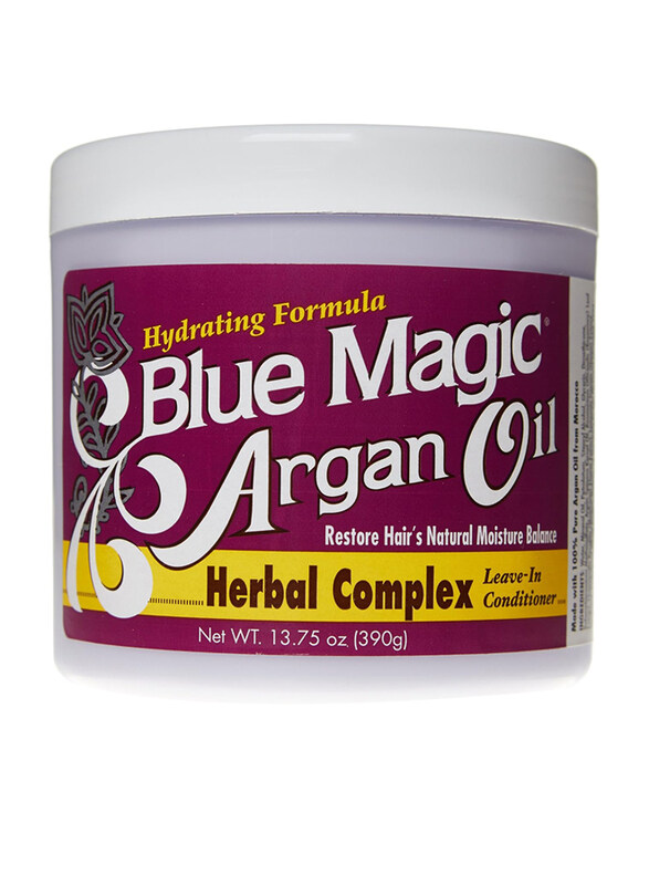 Blue Magic Argan Oil Herbal Complex Leave-In Conditioner for All Hair Types, 390g
Blue Magic Argan Oil Herbal Complex Leave-In Conditioner for All Hair Types, 390g