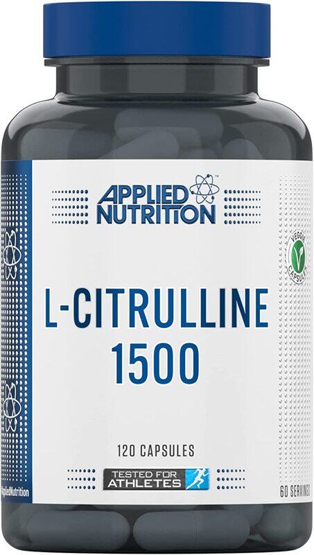 Applied Nutrition 60 Servings L Citrulline, 1500mg, 120 Veggie Capsules, Regular
Applied Nutrition 60 Servings L Citrulline, 1500mg, 120 Veggie Capsules, Regular