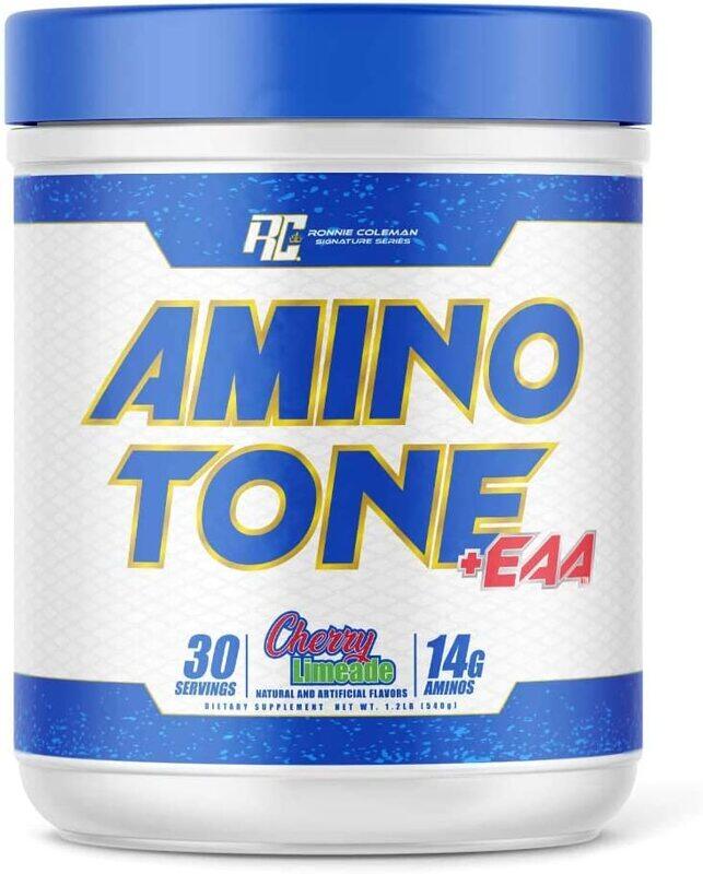 Ronnie Coleman Signature Series Ronnie Coleman Amino-Tone + E44 Hydration Powder, 540 gm, Cherry Limeade
Ronnie Coleman Signature Series Ronnie Coleman Amino-Tone + E44 Hydration Powder, 540 gm, Cherry Limeade