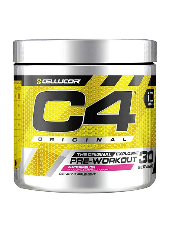 Cellucor C4 Original Explosive Pre Workout Energy Powder, 30 Servings, Watermelon
Cellucor C4 Original Explosive Pre Workout Energy Powder, 30 Servings, Watermelon