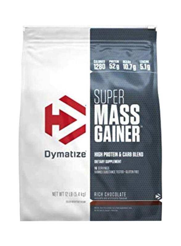 Dymatize Super Mass Gainer High Protein & Carb Blend Protein Powder, 12 Lbs, Rich Chocolate
Dymatize Super Mass Gainer High Protein & Carb Blend Protein Powder, 12 Lbs, Rich Chocolate