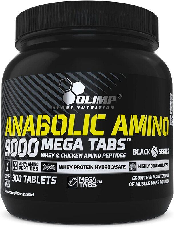 Olimp Sport Nutrition Anabolic Amino 9000 Growth and Maintenance Of Muscle Mass Formula, 300 Tablets, Regular
Olimp Sport Nutrition Anabolic Amino 9000 Growth and Maintenance Of Muscle Mass Formula, 300 Tablets, Regular