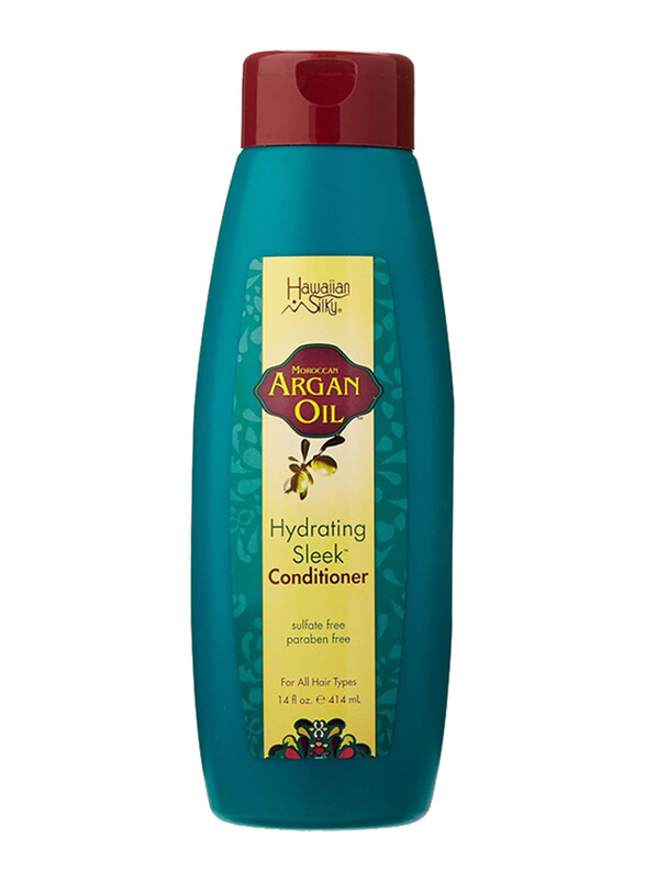 Hawaiian Silky Moroccan Argan Oil Hydrating Sleek Conditioner for All Hair Types, 14 oz
Hawaiian Silky Moroccan Argan Oil Hydrating Sleek Conditioner for All Hair Types, 14 oz