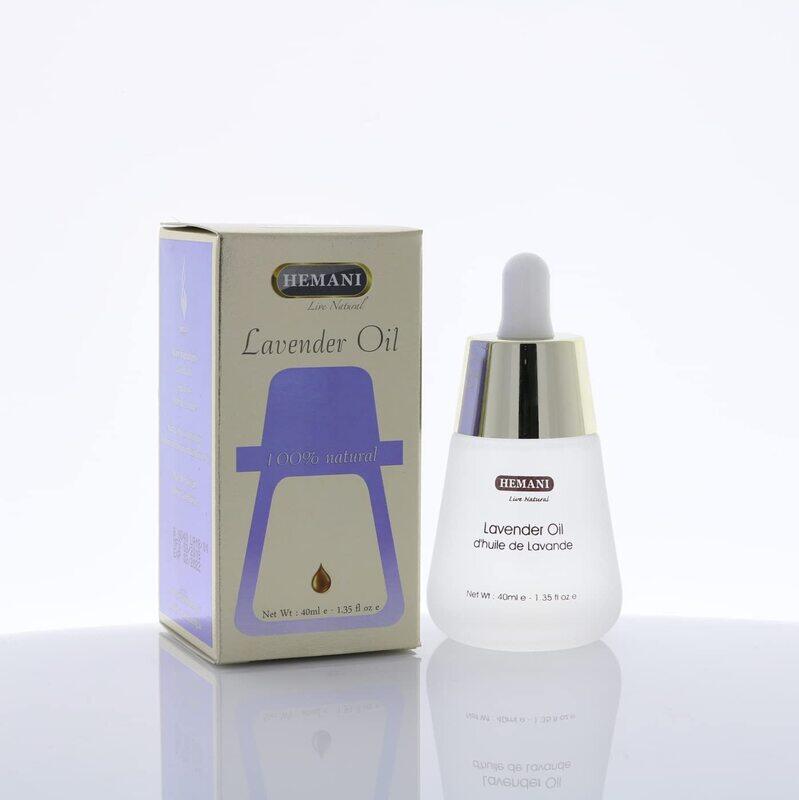 Hemani 100% Pure & Natural Helps In Distressing and Promotes Sleep Lavender Oil, 40ml
Hemani 100% Pure & Natural Helps In Distressing and Promotes Sleep Lavender Oil, 40ml