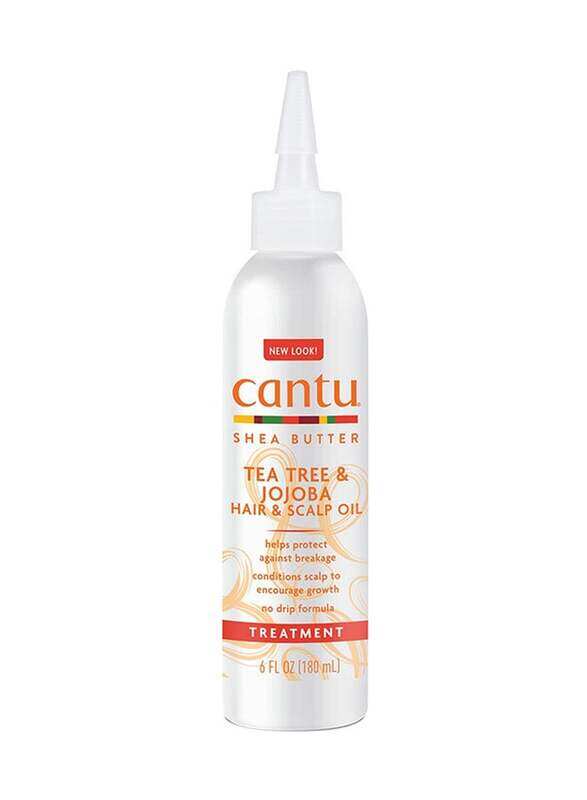 Cantu Shea Butter Natural Tea Tree and Jojoba Scalp Oil for Curly Hair, 180ml
Cantu Shea Butter Natural Tea Tree and Jojoba Scalp Oil for Curly Hair, 180ml