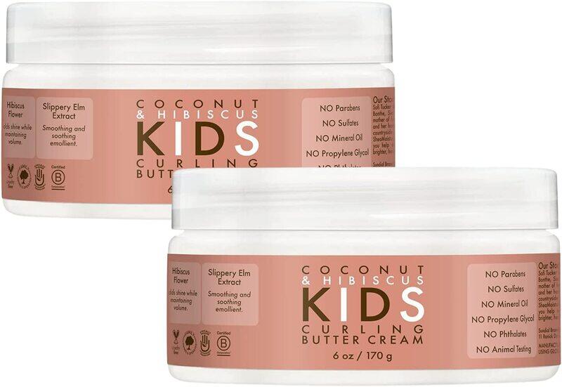 Shea Moisture Coconut & Hibiscus Kids Curling Butter Cream for Thick & Curly Hair, 2x6oz
Shea Moisture Coconut & Hibiscus Kids Curling Butter Cream for Thick & Curly Hair, 2x6oz