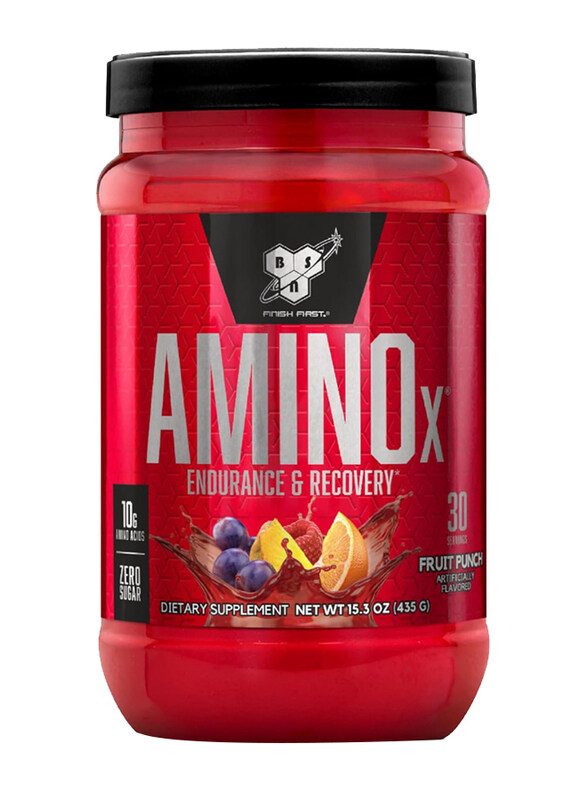 BSN AMINOx Amino Energy Powder for Endurance and Recovery, 435gm, 30 Servings, Fruit Punch
BSN AMINOx Amino Energy Powder for Endurance and Recovery, 435gm, 30 Servings, Fruit Punch