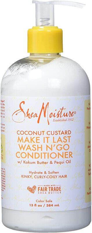 Shea Moisture Coconut Custard Make It Last Wash N'go Conditioner for All Hair Types, 350ml
Shea Moisture Coconut Custard Make It Last Wash N'go Conditioner for All Hair Types, 350ml