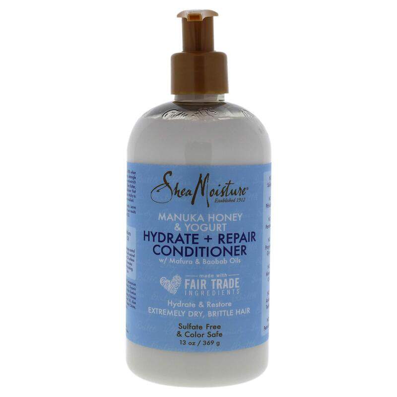 Shea Moisture Manuka Honey and Yogurt Hydrate Plus Repair Conditioner for All Hair Types, 13oz
Shea Moisture Manuka Honey and Yogurt Hydrate Plus Repair Conditioner for All Hair Types, 13oz