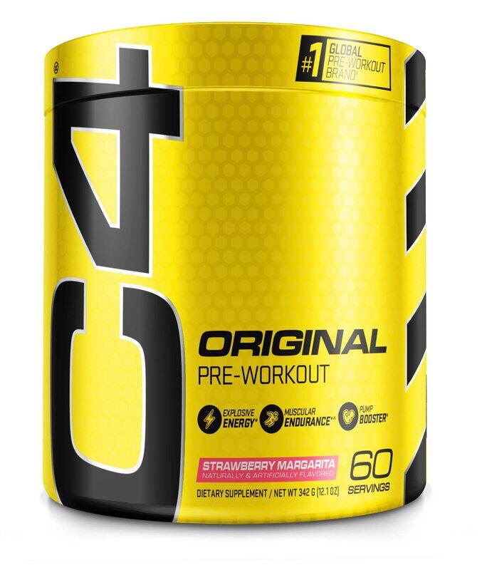 Cellucor C4 Original Pre Workout Powder Energy Drink Supplement, 342g, Strawberry Margarita
Cellucor C4 Original Pre Workout Powder Energy Drink Supplement, 342g, Strawberry Margarita