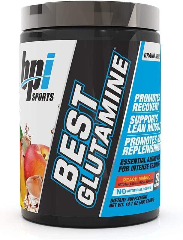 BPI Sports Best Glutamine Essential Amino Acid for Intense Training Powder, 400 gm, Peach Mango
BPI Sports Best Glutamine Essential Amino Acid for Intense Training Powder, 400 gm, Peach Mango
