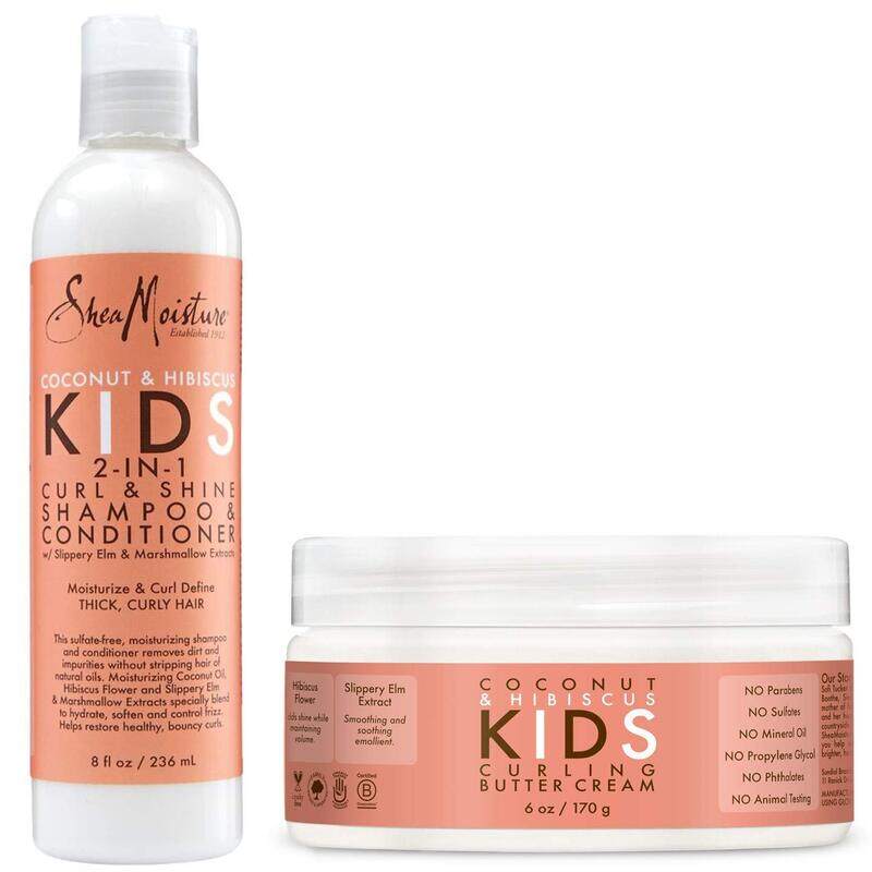 Shea Moisture Coconut & Hibiscus Kids Combo Pack for Curly Hair, Kids Hair Curling Butter Cream 6oz + Kids Curl & Shine 2-In-1 Shampoo & Conditioner 8
Shea Moisture Coconut & Hibiscus Kids Combo Pack for Curly Hair, Kids Hair Curling Butter Cream 6oz + Kids Curl & Shine 2-In-1 Shampoo & Conditioner 8