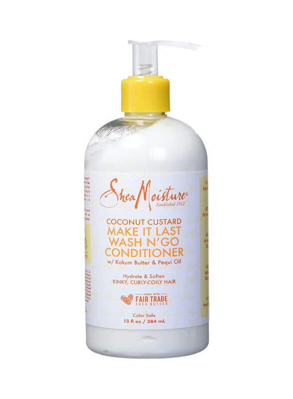 Shea Moisture Coconut Custard Make It Last Wash N' Go Conditioner for Curly Hair, 384ml
Shea Moisture Coconut Custard Make It Last Wash N' Go Conditioner for Curly Hair, 384ml