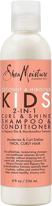 Shea Moisture 2-in-1 Coconut and Hibiscus Coconut Oil Dry Curls Shampoo and Conditioner, 8Oz
Shea Moisture 2-in-1 Coconut and Hibiscus Coconut Oil Dry Curls Shampoo and Conditioner, 8Oz