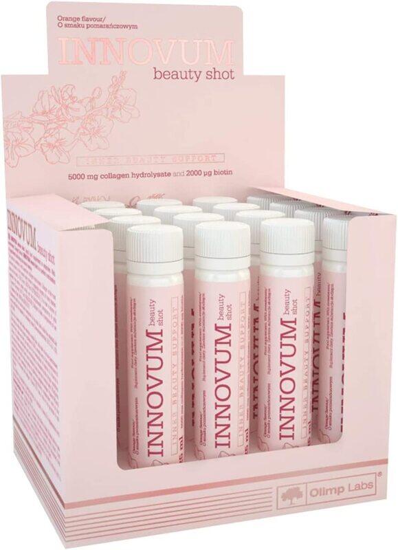 Olimp Lab Innovum Beauty Shots with Protein Shaker Bottle & Hand Sanitizer, 20 x 25ml
Olimp Lab Innovum Beauty Shots with Protein Shaker Bottle & Hand Sanitizer, 20 x 25ml