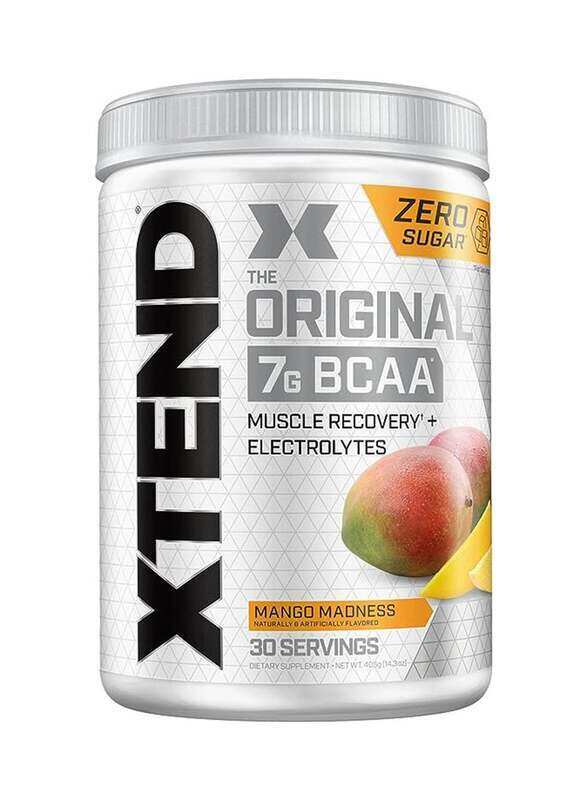 Xtend Original 7G BCAA Muscle Recovery + Electrolytes, 30 Servings, Mango Madness
Xtend Original 7G BCAA Muscle Recovery + Electrolytes, 30 Servings, Mango Madness