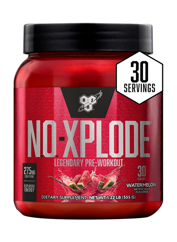 BSN No Xplode Legendary Pre-Workout Supplement with Creatine Dietary Supplement, 30 Servings, Watermelon
BSN No Xplode Legendary Pre-Workout Supplement with Creatine Dietary Supplement, 30 Servings, Watermelon