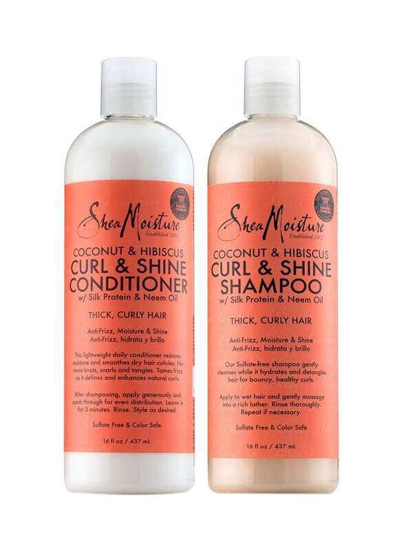 Shea Moisture Coconut and Hibiscus Curl and Shine Combination Set for All Hair Types, 2 Pieces
Shea Moisture Coconut and Hibiscus Curl and Shine Combination Set for All Hair Types, 2 Pieces