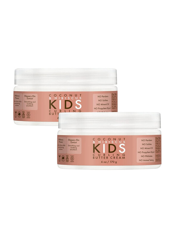 Shea Moisture Coconut & Hibiscus Kids Curling Butter Cream for Curly Hair, 2 x 6oz
Shea Moisture Coconut & Hibiscus Kids Curling Butter Cream for Curly Hair, 2 x 6oz