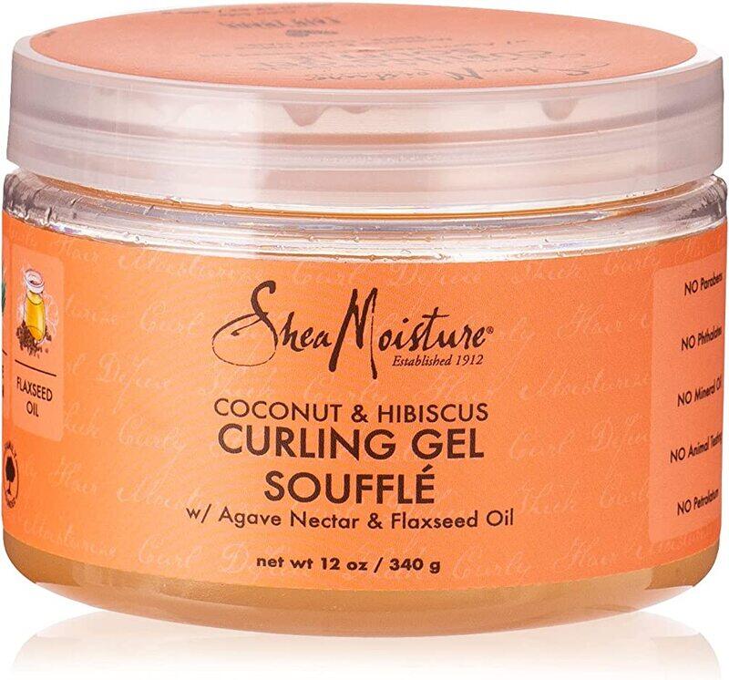 Shea Moisture Coconut & Hibiscus Curling Souffle Gel for Thick/Curly Hair, 340gm
Shea Moisture Coconut & Hibiscus Curling Souffle Gel for Thick/Curly Hair, 340gm