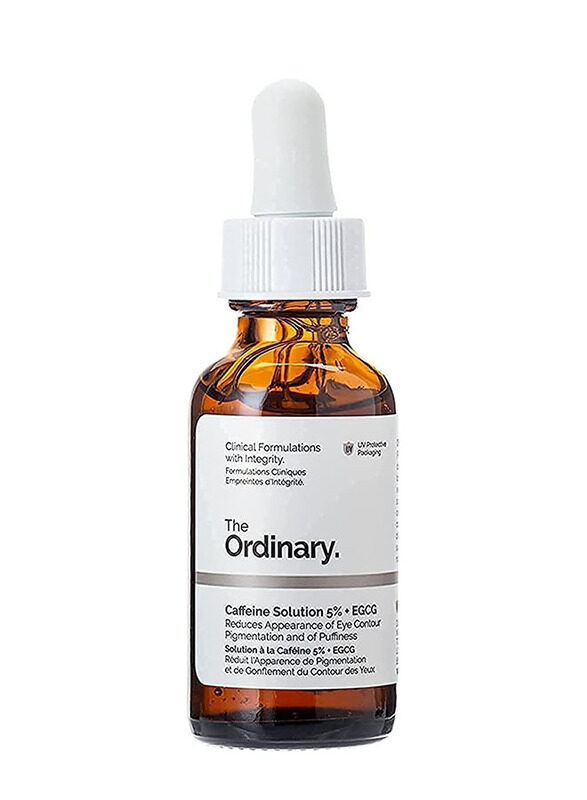 The Ordinary Caffeine Solution 5% + EGCG Reduces Pigmentation & Puffiness Formula, 30ml
The Ordinary Caffeine Solution 5% + EGCG Reduces Pigmentation & Puffiness Formula, 30ml