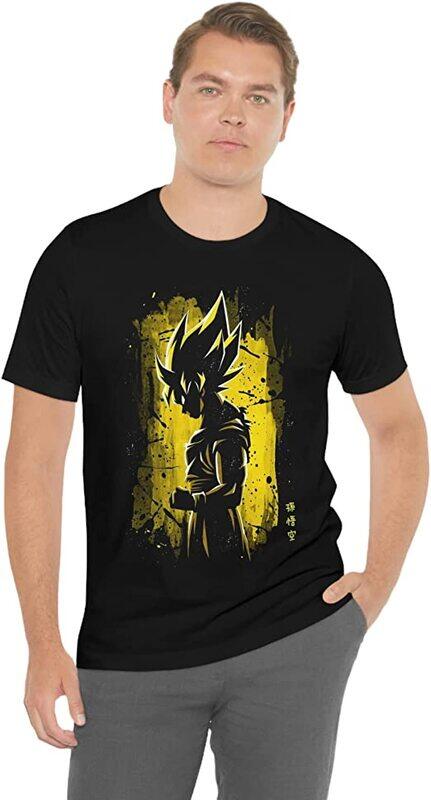 USO Trading Gouku Gold Hair Birthday Gift Japanese Cartoon T-shirt for Unisex, S, Yellow
USO Trading Gouku Gold Hair Birthday Gift Japanese Cartoon T-shirt for Unisex, S, Yellow