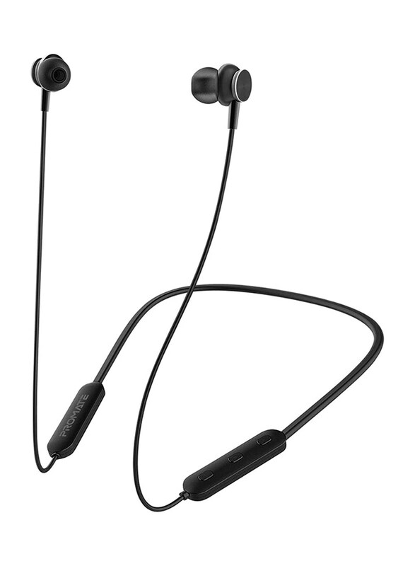 Promate Bali Bluetooth Neckband Earphones with Built-in Hi-Res Mic, Magnetic Closure, Black
Promate Bali Bluetooth Neckband Earphones with Built-in Hi-Res Mic, Magnetic Closure, Black