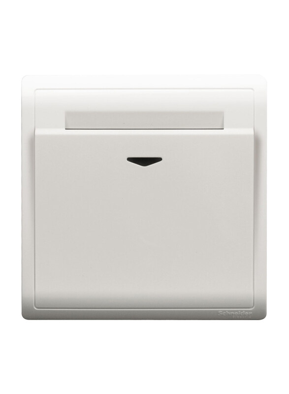 Schneider Electric 16A Pieno 250V Electronic Key Card Switch with Time Delay, E8231EKT, White
Schneider Electric 16A Pieno 250V Electronic Key Card Switch with Time Delay, E8231EKT, White
