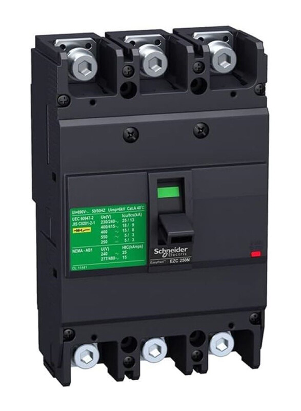 Schneider Electric TMD 200A 3 Poles 3d Circuit Breaker Easypact, 550V, EZC250N3200, Black
Schneider Electric TMD 200A 3 Poles 3d Circuit Breaker Easypact, 550V, EZC250N3200, Black