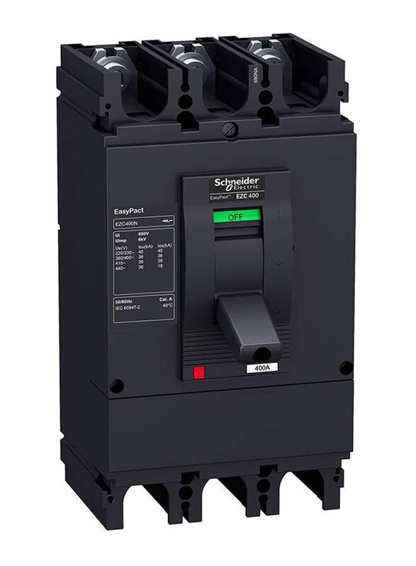 Schneider Electric TM320D 3 Poles 3d Circuit Breaker, 440V, EZC400N3320N, Black
Schneider Electric TM320D 3 Poles 3d Circuit Breaker, 440V, EZC400N3320N, Black