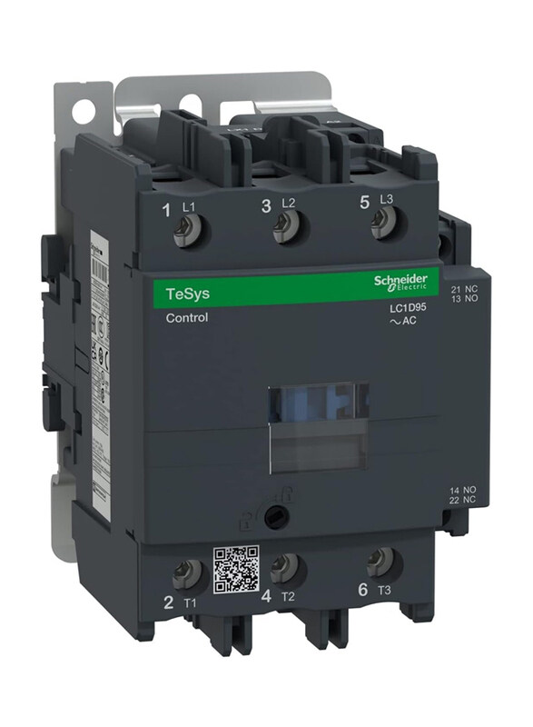 Schneider Electric TeSys D Contactor, 3P (3 no) AC-3, 440 V 95 A, 24 V AC 50/60 Hz Coil, LC1D95B7, Black/Silver
Schneider Electric TeSys D Contactor, 3P (3 no) AC-3, 440 V 95 A, 24 V AC 50/60 Hz Coil, LC1D95B7, Black/Silver