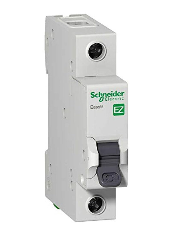 Schneider Electric Easy 9 C Curve Miniature Circuit Breaker, 6A, EZ9F56106, White
Schneider Electric Easy 9 C Curve Miniature Circuit Breaker, 6A, EZ9F56106, White
