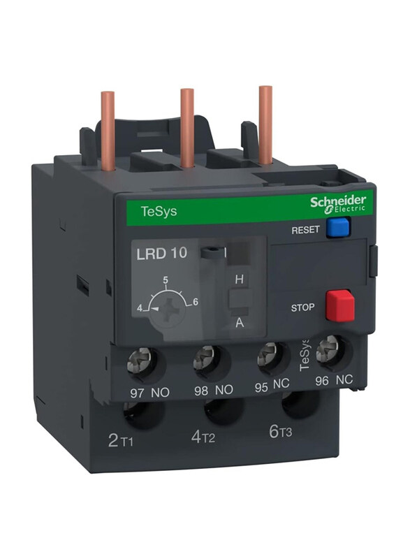 Schneider Electric TeSys LRD Thermal Overload Relays, 4 to 6 A, Class 10A, LRD10, Black/White
Schneider Electric TeSys LRD Thermal Overload Relays, 4 to 6 A, Class 10A, LRD10, Black/White
