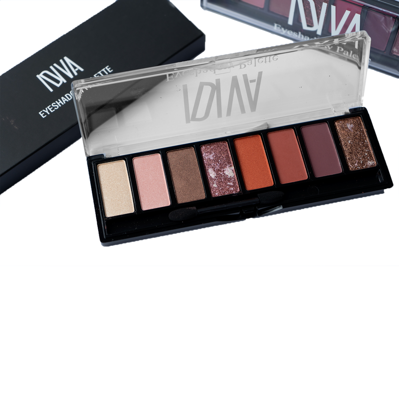 IDIVA Eyeshadow Palette, It has 8 different colors , matte, shimmer and metallic ,01 Nude,12 g
IDIVA Eyeshadow Palette, It has 8 different colors , matte, shimmer and metallic ,01 Nude,12 g