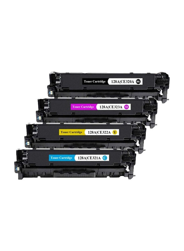 HP Ecares 128A CE320A/CE321A/CE322A/CE323A Multicolour Compatible Toner Cartridge Replacement, 4 Pieces
HP Ecares 128A CE320A/CE321A/CE322A/CE323A Multicolour Compatible Toner Cartridge Replacement, 4 Pieces