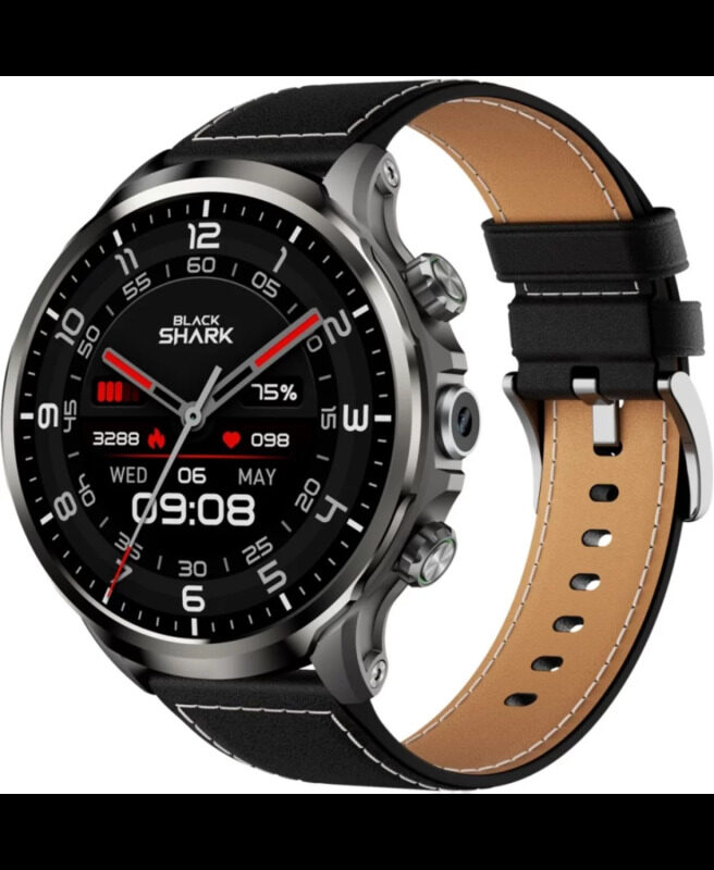 Black Shark Watch X Rugged smartwatch with GPS, heart rate monitor, 50M waterproof, long battery life, and 1.3" AMOLED display
Black Shark Watch X Rugged smartwatch with GPS, heart rate monitor, 50M waterproof, long battery life, and 1.3" AMOLED display