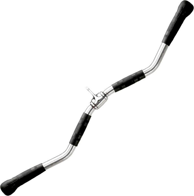 Generic PUMP-KING Barbell Multi-Exerciser Cable Attachment For Cable Machines, Lat Pull Down Bar Cable Machine Attachments, Tricep Press Down Bar, Revolving S
Generic PUMP-KING Barbell Multi-Exerciser Cable Attachment For Cable Machines, Lat Pull Down Bar Cable Machine Attachments, Tricep Press Down Bar, Revolving S