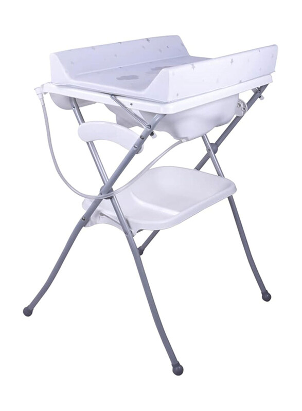 Rikang Portable Baby Bathing Table, Foldable, Standing Bathtub & Changing Table, White
Rikang Portable Baby Bathing Table, Foldable, Standing Bathtub & Changing Table, White