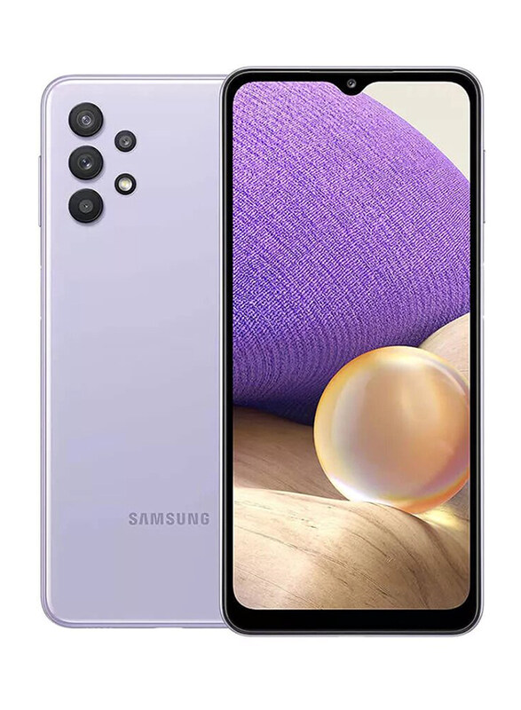 Samsung Galaxy A32 128GB Awesome Violet, 6GB RAM, 4G LTE, Dual Sim Smartphone
Samsung Galaxy A32 128GB Awesome Violet, 6GB RAM, 4G LTE, Dual Sim Smartphone