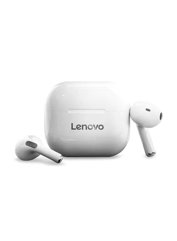 Lenovo LP40 Wireless / Bluetooth In-Ear Noise Cancelling Earbuds with 13mm Moving Coil Long Endurance Time, White
Lenovo LP40 Wireless / Bluetooth In-Ear Noise Cancelling Earbuds with 13mm Moving Coil Long Endurance Time, White